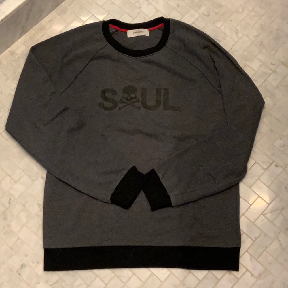 Soulcycle - Gray / Black - M - Soul sweatshirt
